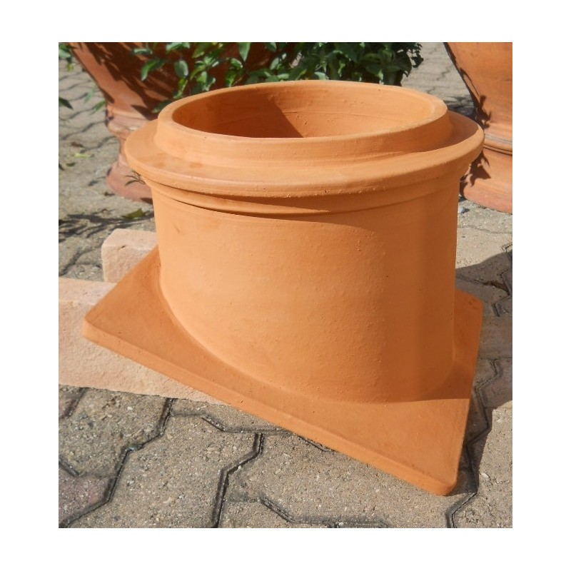 Faldale in terracotta per comignolo diametro 25