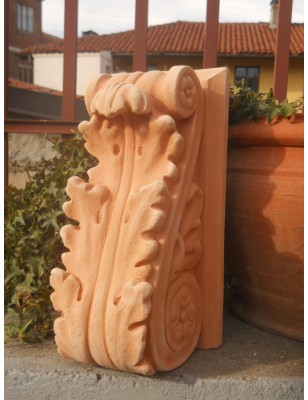 Mensola  in terracotta "villa Blanc"